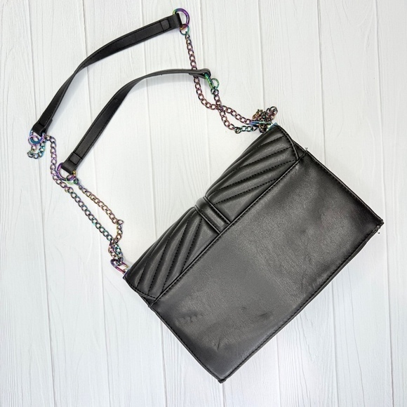 INC Black Quilted Convertible Bag – Vegan Leather - Picture 5 of 8